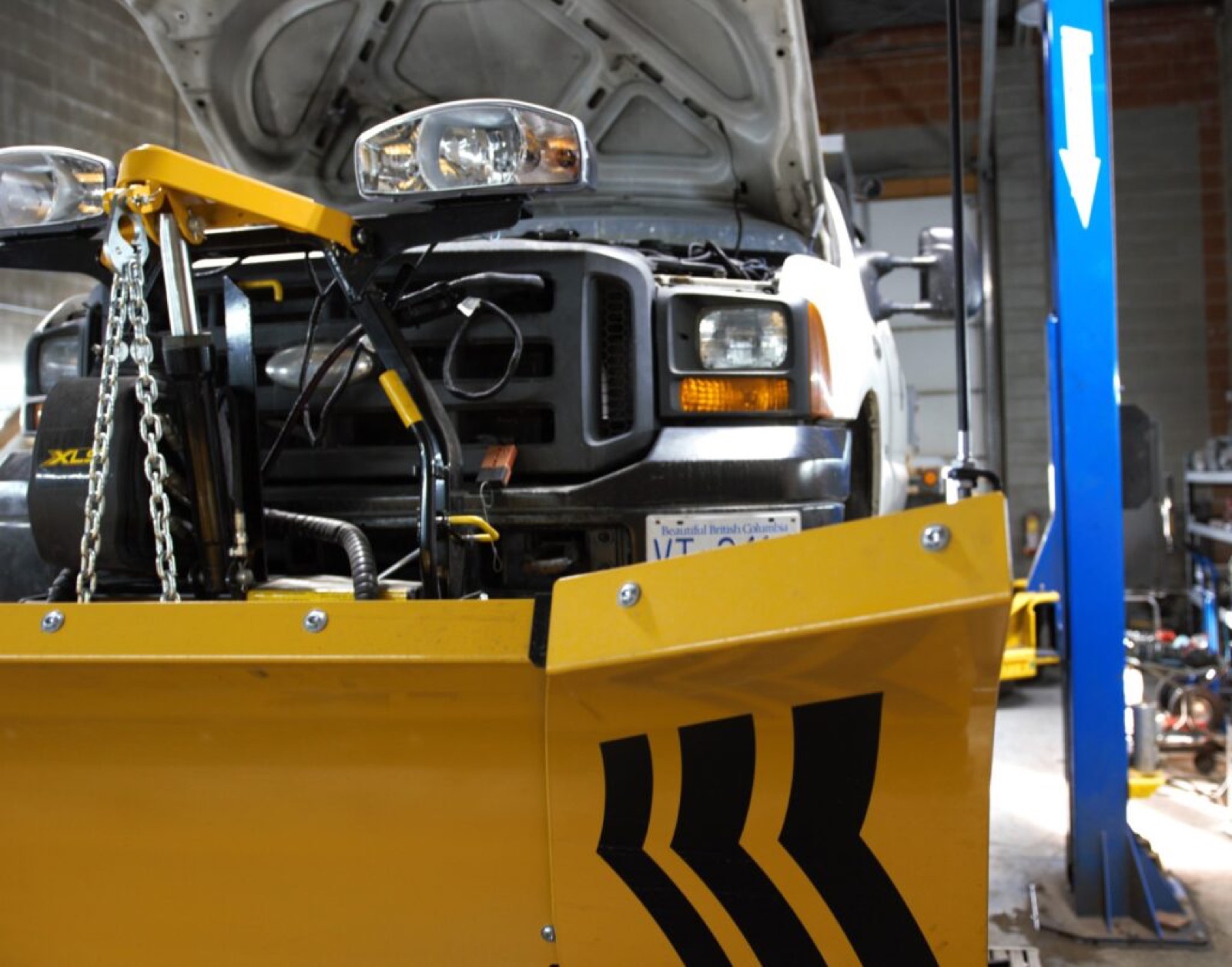 Snow Plow Bros service truck